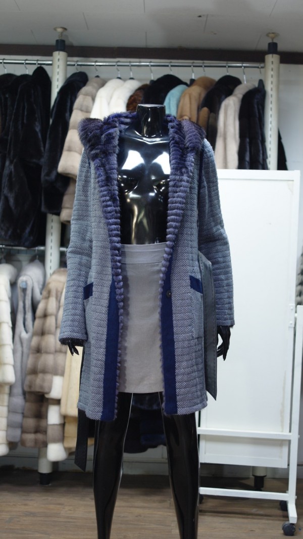 MINK COAT Revesiblle corduroy